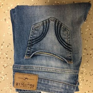 Hollister bootcut jeans!